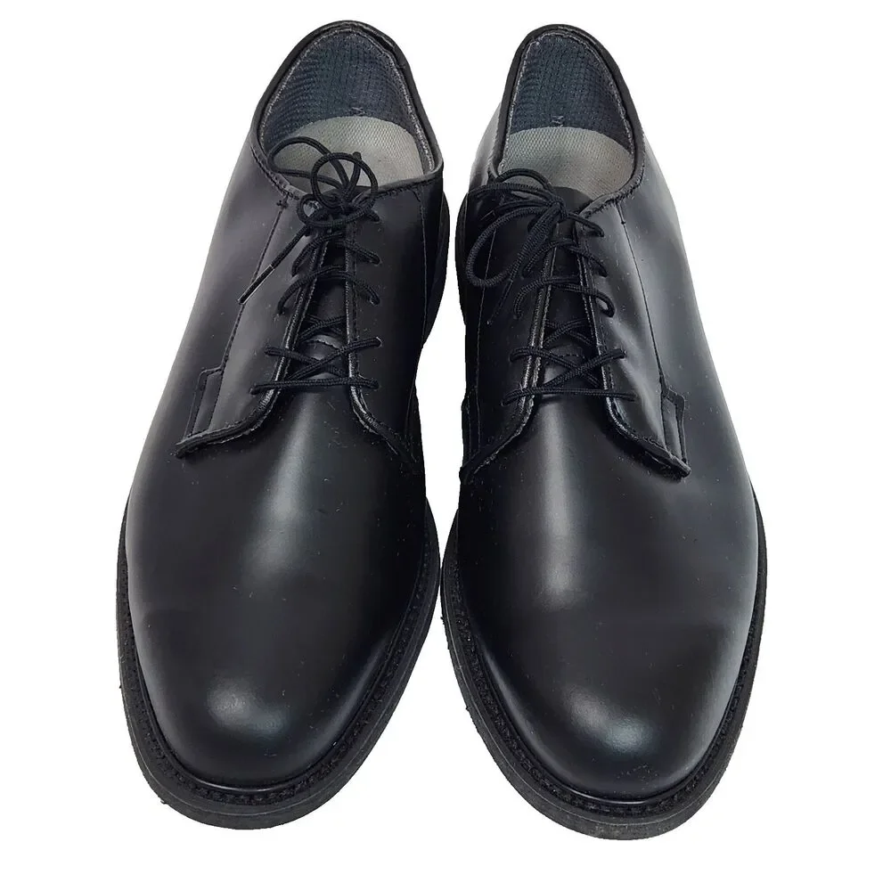 Bates black leather